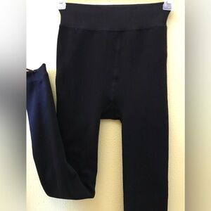 Body Shapewear Reversable Tights Black Faux Fur Butt Boosting S/M